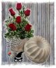 Coffee Crafts Vase upcycled used Coffee Ground 