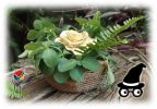 Coffee  Bowls Gold Rose Used Upcycled Coffee Grounds