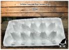 Concrete, Egg, Cartons, White, 18 Eggs