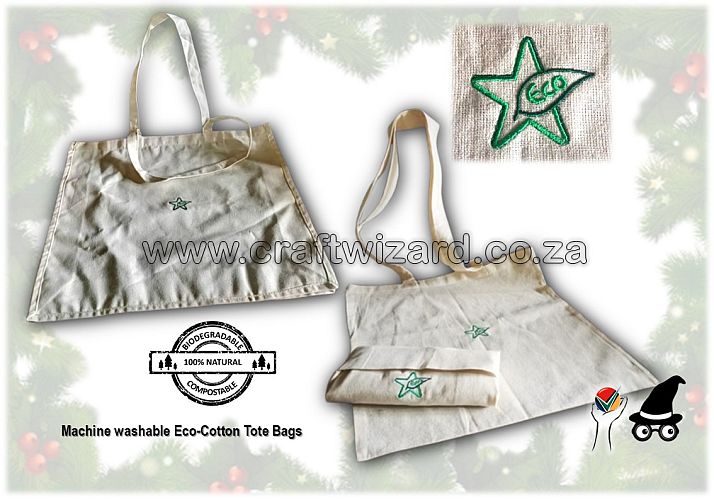 Cotton Tote Bags, Christmas Gift Idea.